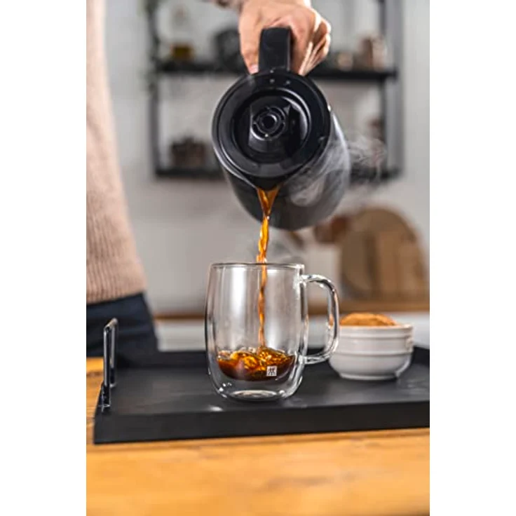 Zwilling Enfinigy Filterkaffeemaschine m. Thermokanne schwarz 1.25l, Filterkaffeemaschine, Schwarz – Bild 7