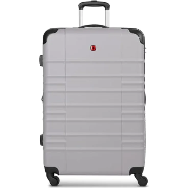 Wenger Amplar Evo 4 Rollen Trolley L 75 cm, grau, mit Dehnfalte, 100% ABS, praktisch und geräumig – Bild 1