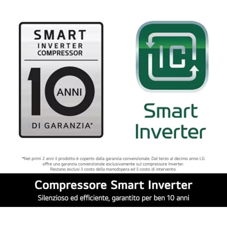 LG GBV22NCBPY Gefrierkombination, Total No Frost, Smart Inverter Compressor, DoorCooling+, 387 Liter, silber – Bild 6