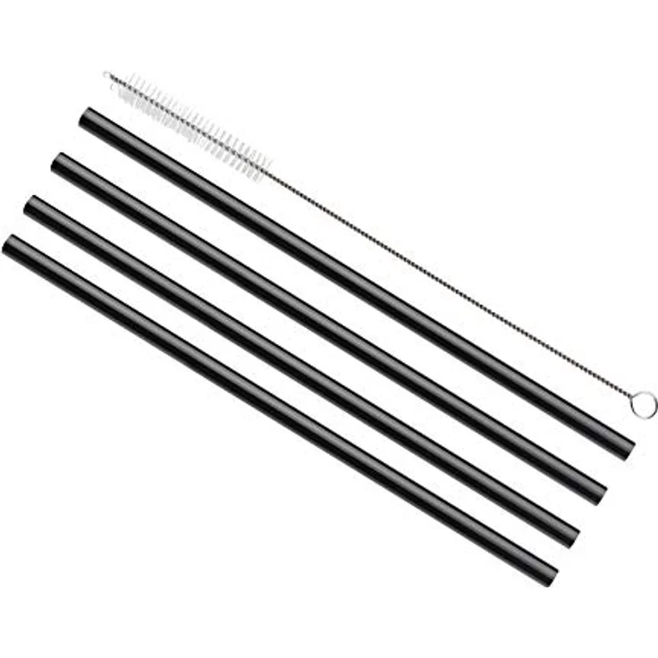 Cilio VETRO_KP0000150636 Trinkhalme, Schwarzes Glas – Bild 4