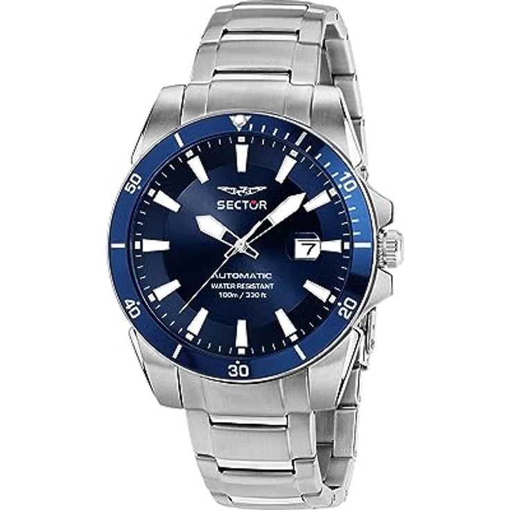 Sector No Limits Herrenuhr, Automatik, Analog, 450-Kollektion R3223276005, blau – Bild 1