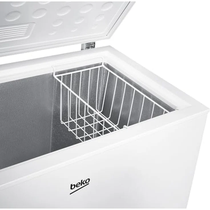 Beko CF200CWN Gefriertruhe 198L mit Schnellgefrierfunktion und Gefrierkorb, Weiß – Bild 4