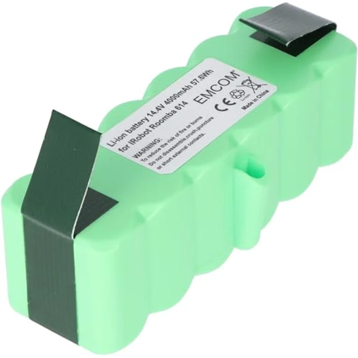 AccuCell Haushaltsroboter-Akku als Ersatz für iRobot 4374392, 4376392, 4462425, 4502233, 2130LI – 4000mAh 14,4V Li-Ion, kompatibel und leistungsstark – Bild 3