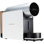 MORNING Machine Premium Kapsel-Kaffeemaschine - Professionelle Technologie für Zu Hause - OLED-Display, Drucksteuerung, Wasserqualitätsmesser, App-Konnektivität, 40,2 x 10,2 x 25,5 cm weiß