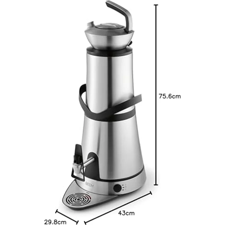BEEM Samowar Amira mit Dispenser 10 l - Edelstahl, Induktionstechnologie, Leerlaufschutz, professionelle Anwendung – Bild 9