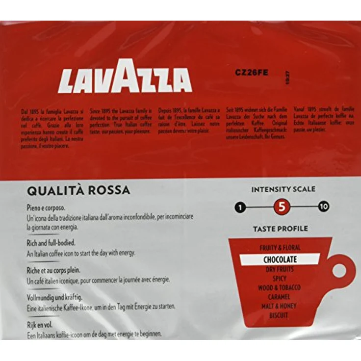 Lavazza Gemahlener Kaffee - Qualità Rossa - 2er Pack (2 x 500 g) – Bild 3