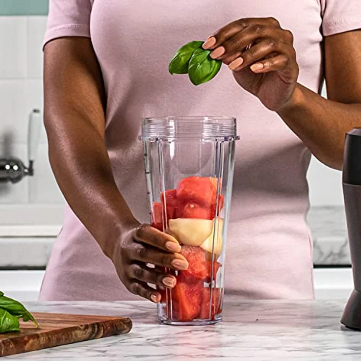 Ninja BN495EU Smoothie-Maker, 1000 Watt Schwarz-Silber – Bild 5