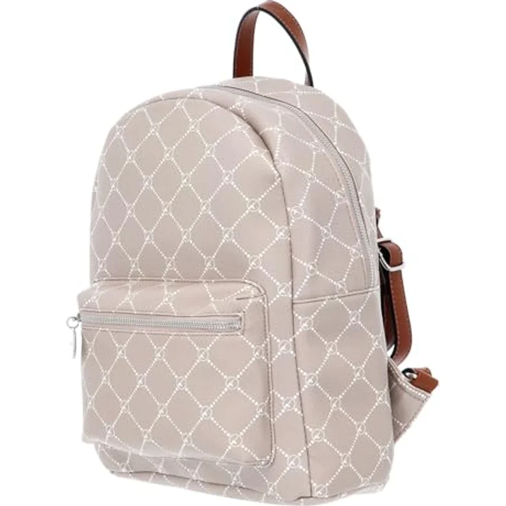 Tamaris Anastasia Classic City Rucksack, 34 cm, beige, 100% Kunstleder, 28 x 12 x 34 cm – Bild 2