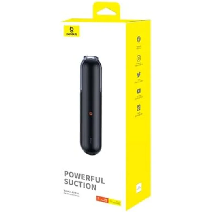 Baseus A0 Pro Handstaubsauger Schwarz 4000pa HEPA-Filter – Bild 6