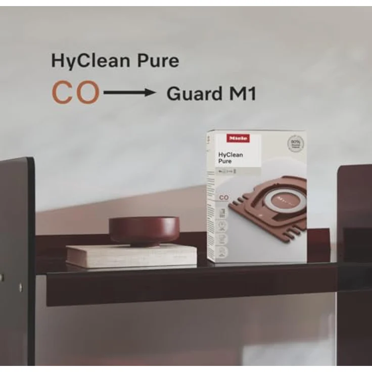 Miele HyClean Pure CO Staubsaugerbeutel mit AirClean-Filter, 4 Stück für Miele Guard M1 Staubsauger, hygienischer Beutelwechsel – Bild 8