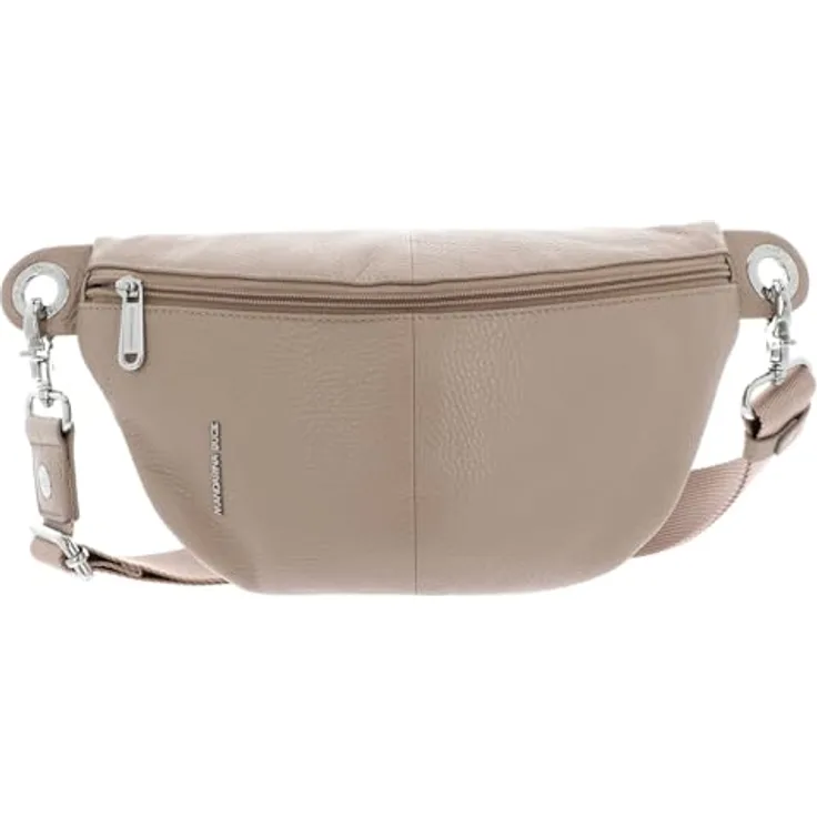 Mandarina Duck Mellow Leather Gürteltasche, 100% Leder, beige, 30 cm x 10 cm x 16 cm