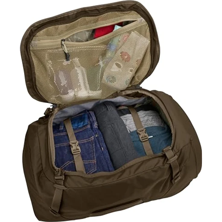 Thule Landmark Reiserucksack 55 cm mit Laptopfach, tief khaki, 100% Polyester, 45 cm x 33 cm x 55 cm – Bild 10