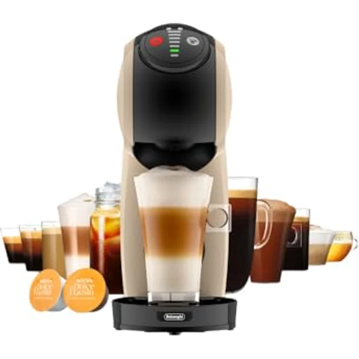 De'Longhi Genio S EDG226.BG, Kaffeevollautomat in Braun mit XL-Funktion für große Tassen und kompaktem Design – Bild 8