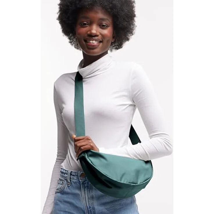 Got Bag Moon Bag Umhängetasche, 32 cm x 9 cm x 18 cm aus 100% Polyester, grün – Bild 5