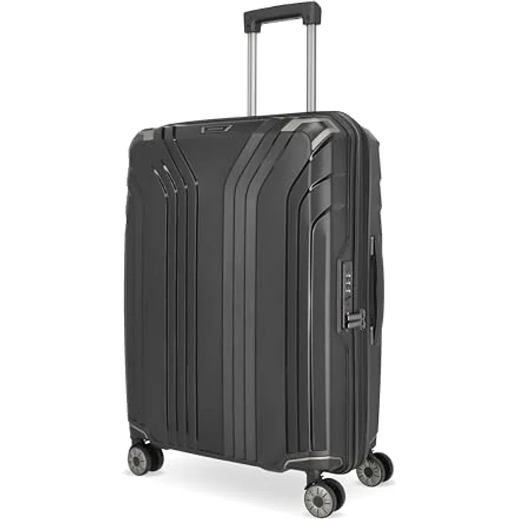 Travelite Elvaa 4w Trolley M Schwarz, 77 l Volumen – Bild 2