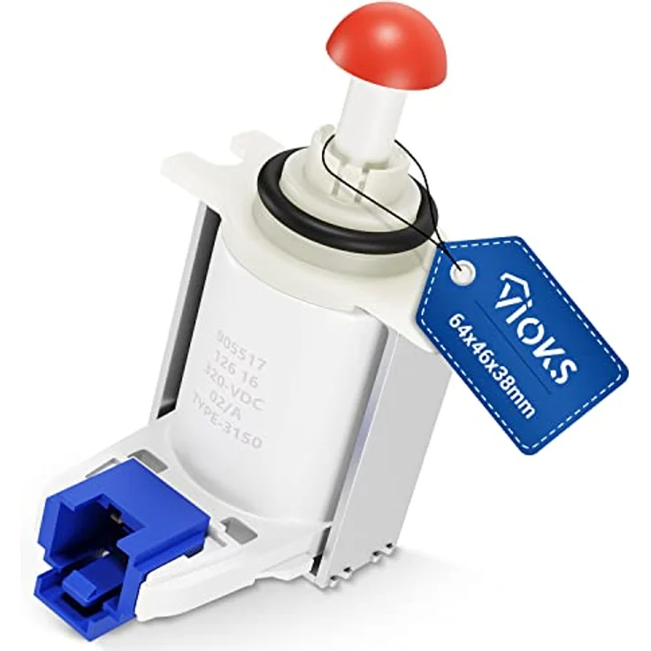 VIOKS Bosch Magnetventil Ventil Ersatz für 00631199 für Bosch Spülmaschine Ersatzteile/Fehler E19 Geschirrspüler Siemens/Ablaufventil Bosch/Wassertasche Siemens Geschirrspüler Ersatzteile – Bild 1