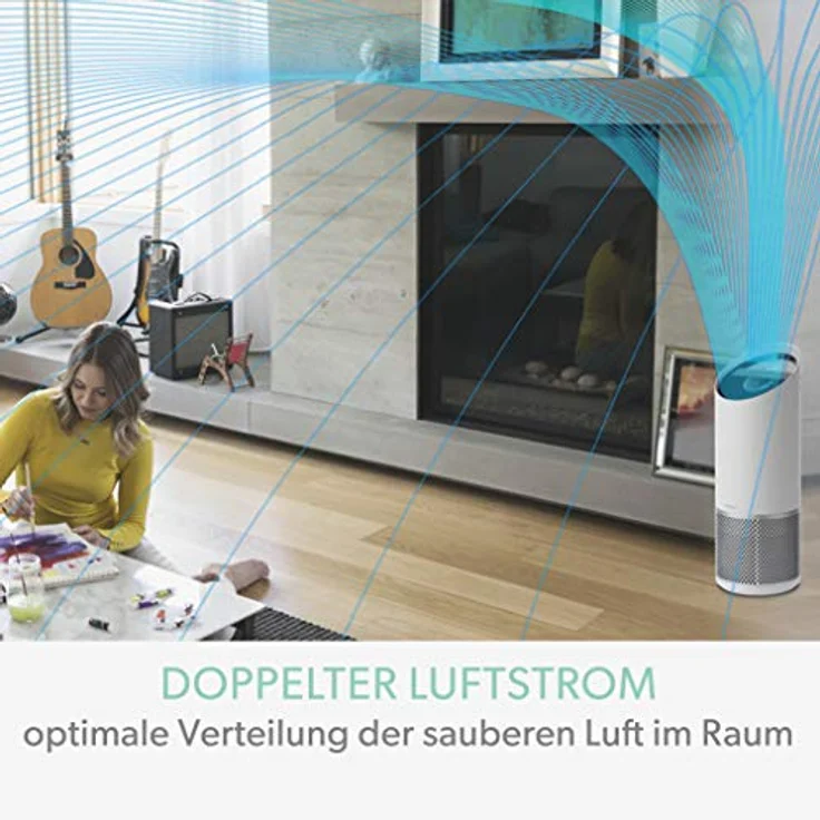 Leitz Luftreiniger TruSens Z-3000 mit SensorPod für große Räume weiß – Bild 6