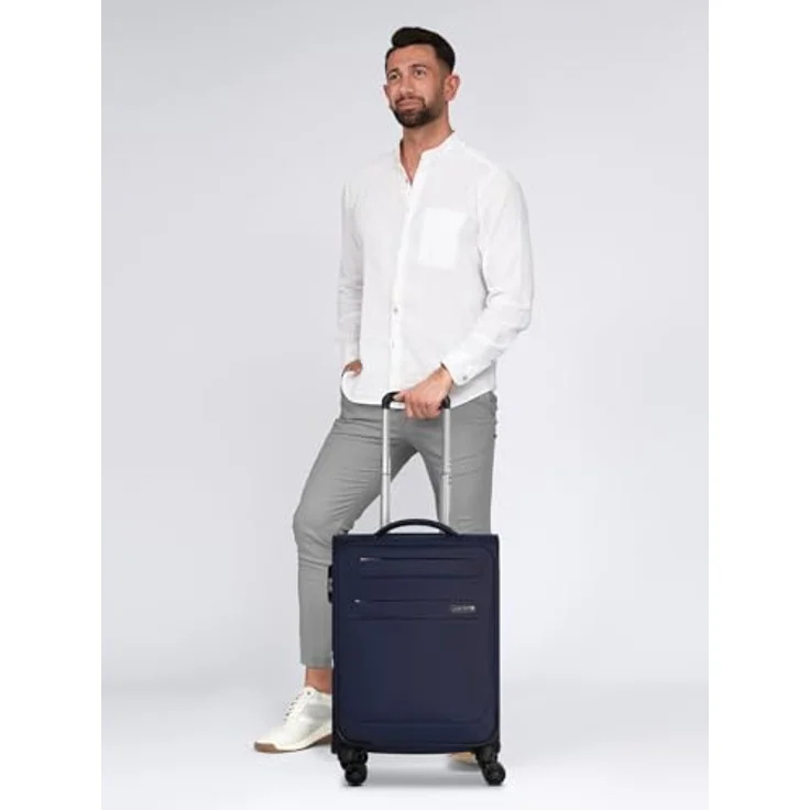 Worldpack Koffer Chicago 4 Rollen Kabinentrolley S 56 cm Blau (35 l, S) – Bild 6