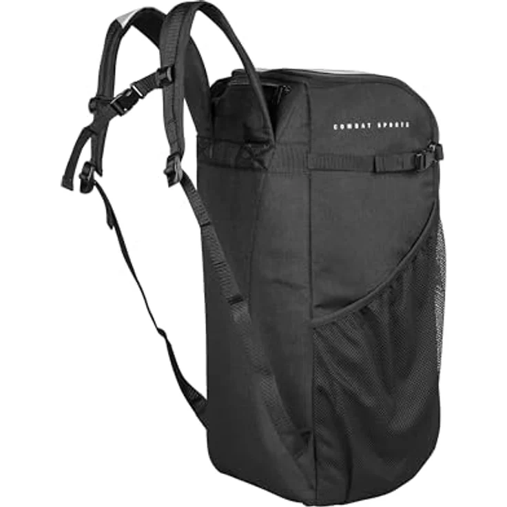 adidas Performance Sportrucksack BackPack Combat Sports, 30L, schwarz/weiß, mit Laptop- und Tabletfach, aus 100 % recyceltem Polyester – Bild 3