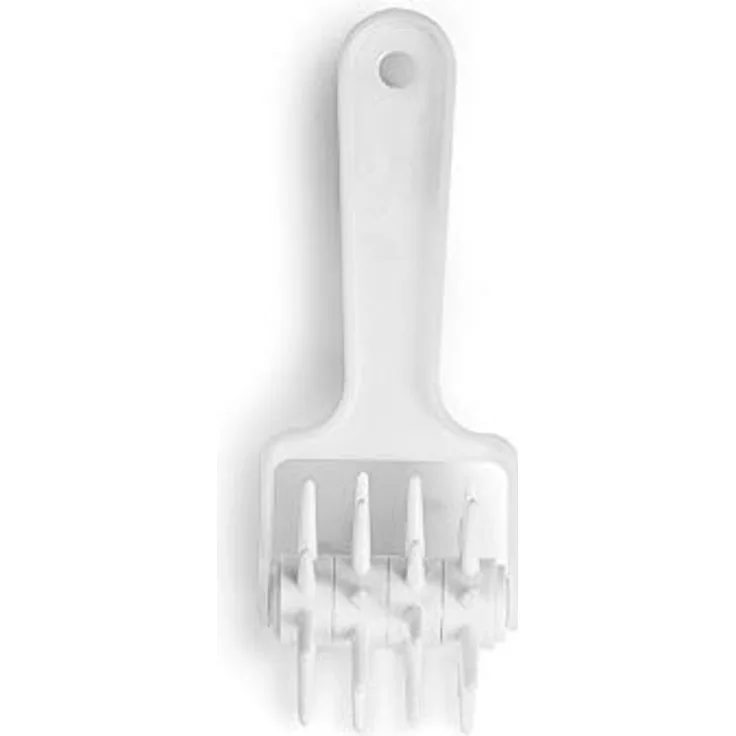 Decora 0122908 Mini STIPPROLLER 6 cm, Plastic, Weiß