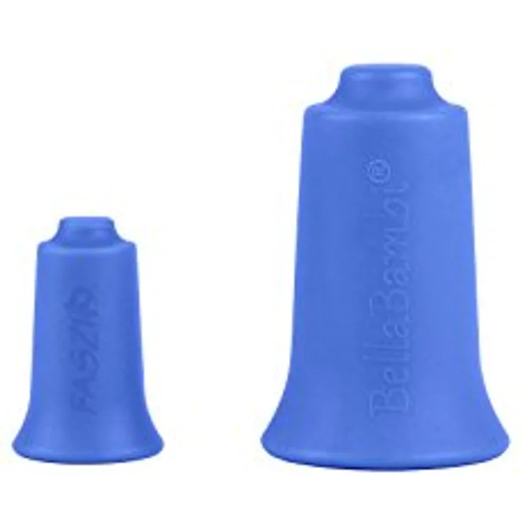 BellaBambi® FASZIO Cupping-Set ACTIVE, Faszien-Therapie mit 2 Silikon-Cups in Blau, für effektives Schröpfen und verbesserte Durchblutung