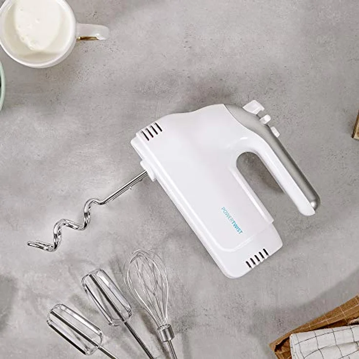 Cecotec Handmixer PowerTwist 500W Weiß – Bild 3