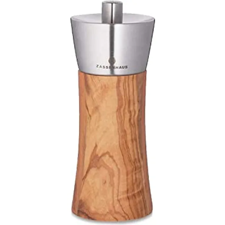 Zassenhaus KP0000025408 Augsburg Pfeffermühle, Holz, Natur, 18 cm