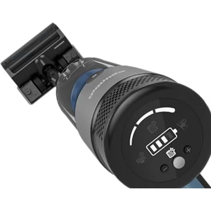 Grundig VCP 8331 Pro Akku-Staubsauger, 450W, 21,6V, 40 Min Laufzeit, beutellos, Wischfunktion, LED-Licht, silber/schwarz – Bild 5