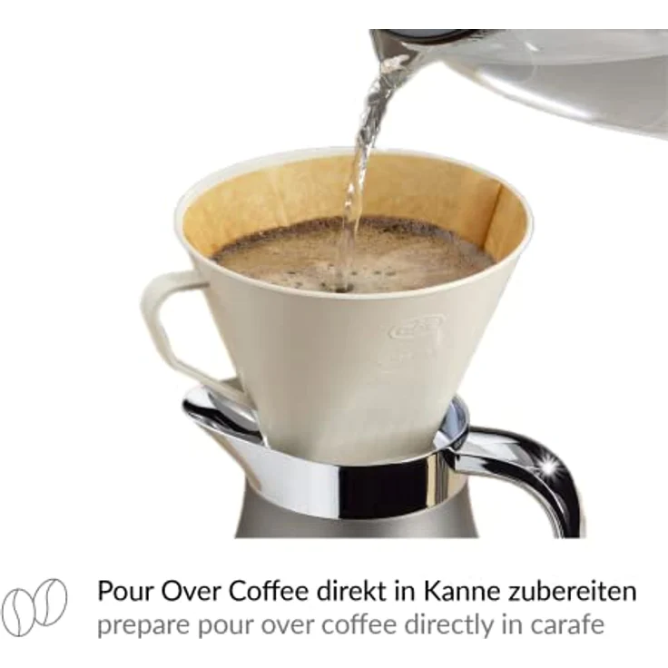 Alfi Handfilter AROMA PLUS oatmeal beige, Kunststoff - Trend-Accessoire für Pour Over Coffee, Spülmaschinenfest, Made in Germany – Bild 5