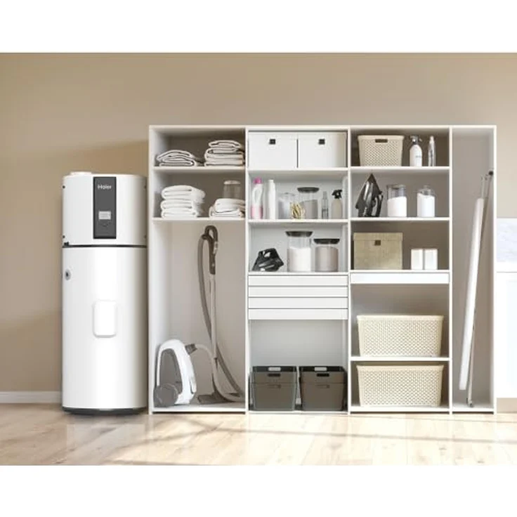 Haier HP200M7-F9, Brauchwasserwärmepumpe mit 192 Liter Speichervolumen, R290 Kältemittel, COP bis 3,27, leiser Betrieb 36 dB(A) – Bild 5