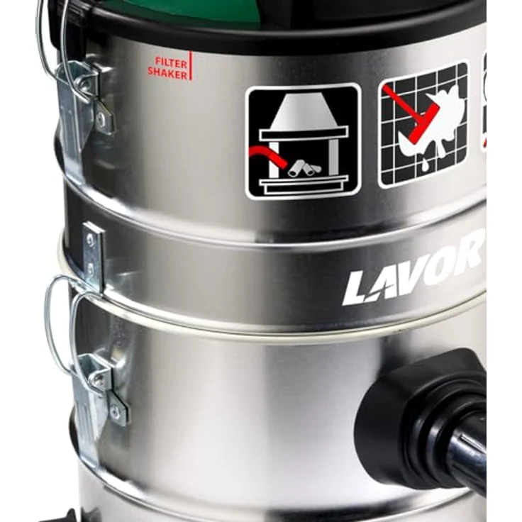 LAVOR ASHLEY KOMBO, Multifunktionaler Staubsauger 4 in 1 – Aschesauger, Nasssauger, Gebläse, 1200 W, 18 kPa Saugkraft – Bild 5