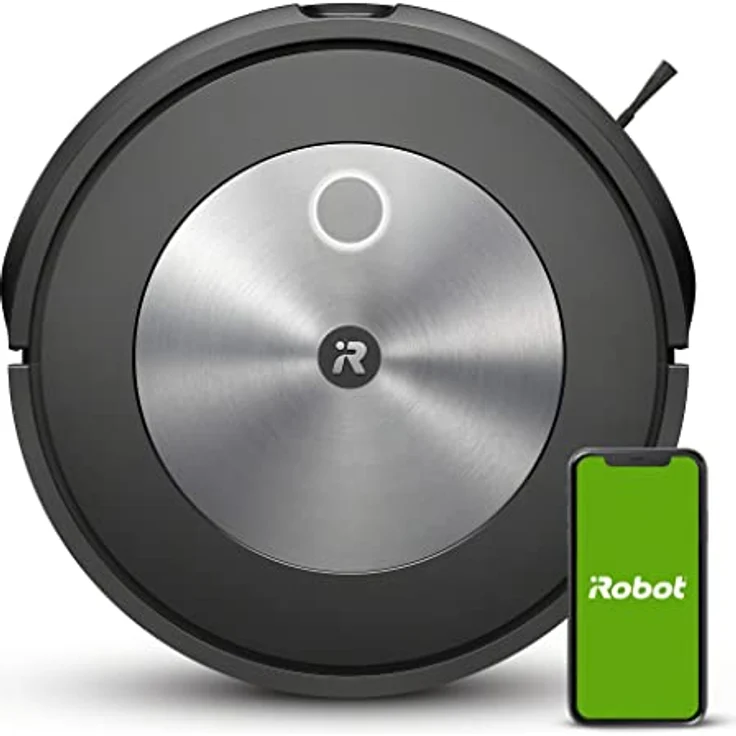 iRobot® Roomba® j7 WLAN-fähiger Saugroboter mit Kartierung und mit Zwei Gummibürsten für alle Böden - Objekterkennung und -vermeidung - Lernt, kartiert und passt Sich an Dein Zuhause an – Bild 1