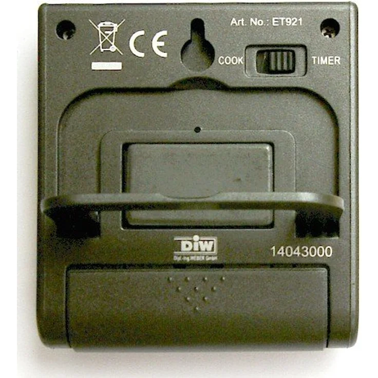 DIW Bratenthermometer ET921, digitales Fleischthermometer bis 250°C mit Alarm, Timer und hitzefestem Einstichfühler – Bild 2