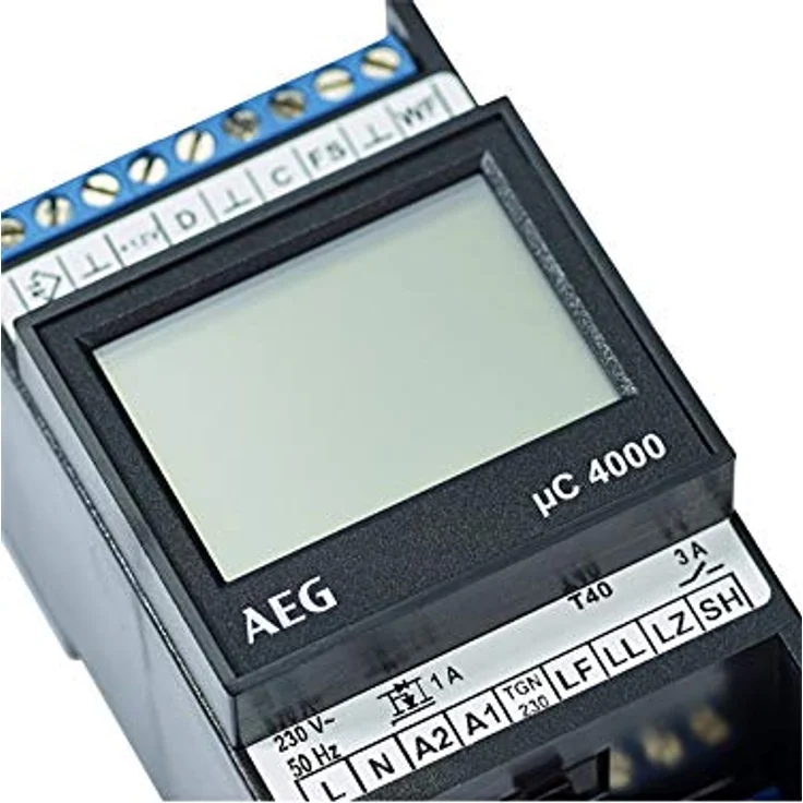 AEG Haustechnik 202468 Aufladesteuerung ELFAMATIC µC 4000 für elektrische Speicherheizgeräte und Fußbodenspeicherheizung, Schwarz – Bild 2