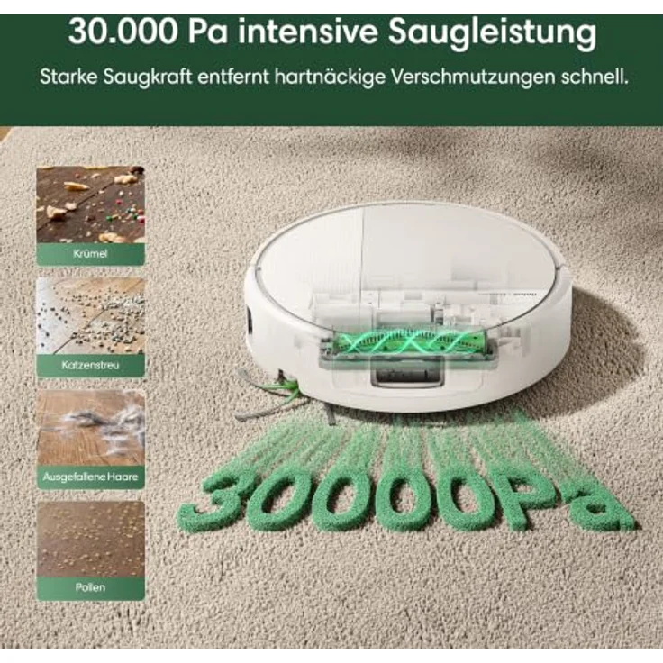 iRobot Roboter Staubsauger Combo 775 - White, 30.000 Pa Saugkraft, automatische Mopp-Reinigung, geeignet für Tierhaushalte – Bild 6