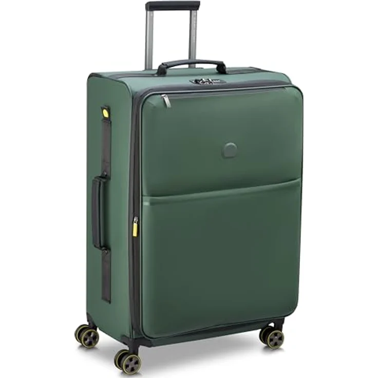 DELSEY Paris Turenne Soft, erweiterbarer Koffer 76 cm x 50 cm x 33 cm, XL, grün, wasserabweisend, 10 Jahre Garantie – Bild 2