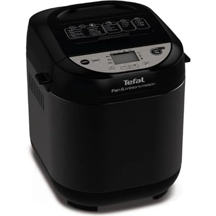 Tefal PF251835 Brotbackmaschine, 1 kg Brotgröße, 610 Watt Leistung, schwarz, inklusive Rezeptbuch