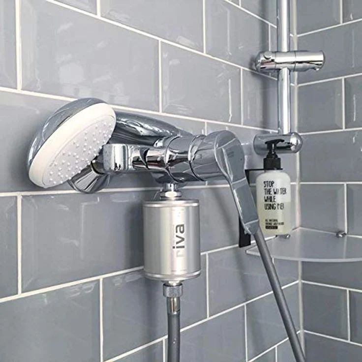 Riva rivaALVA Skin & Hair EM Duschfilter mit EM-Keramik, Filtereffizienz und Wasservitalisierung, schwarz – Bild 4