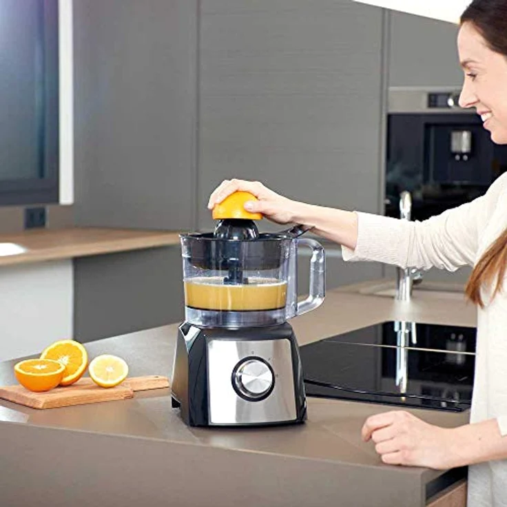 Black+Decker BXFPA1200E Küchenmaschinen, 1200, Edelstahl – Bild 4