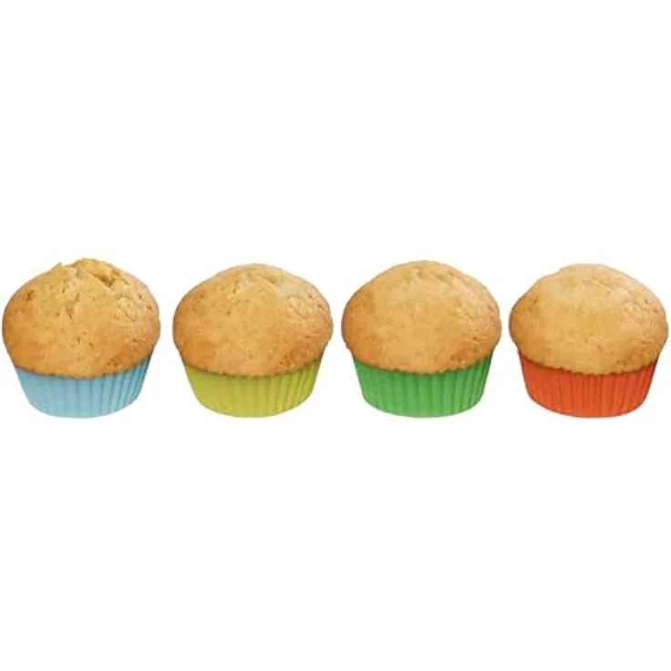Kaiser Inspiration Mini Muffin Förmchen, 150 Stück, farbig, Ø 4,5 cm, fettdicht, ideal für süße und herzhafte Muffins – Bild 6