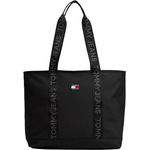 Tommy Hilfiger Jeans Tjw Daily Shopper Tasche, 47 cm, Schwarz, 100% Polyester