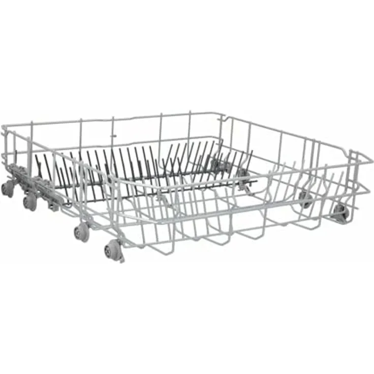 LUTH Premium Profi Parts Geschirrkorb Unterkorb für Geschirrspüler, silbergrau, 520 x 528 x 140 mm, 2 klappbare Stachelreihen, kompatibel mit Bosch, Siemens, Neff, Constructa, Balay