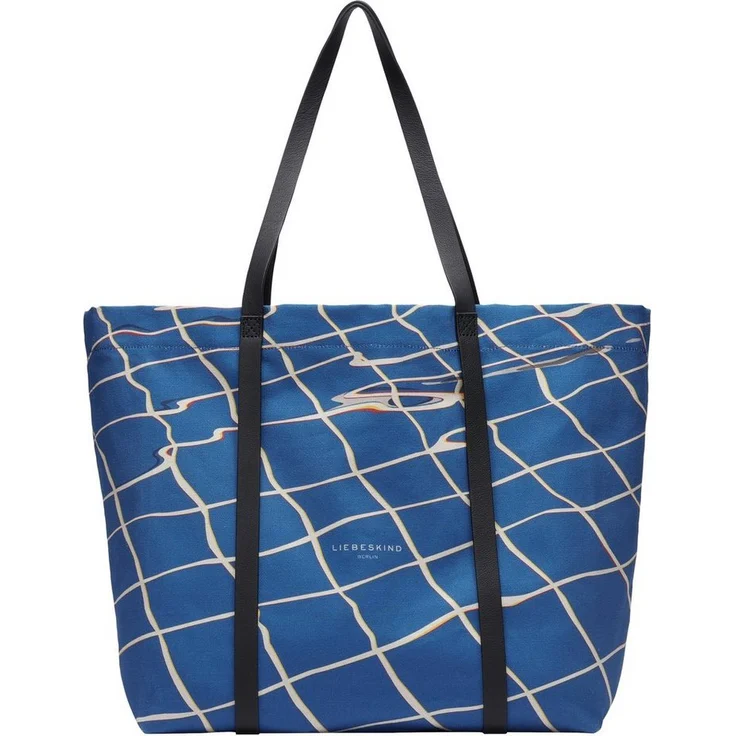 Liebeskind Berlin Shopper Aurora AURORA POOL PRINT, Einkaufstasche mit Logoprägung, Textil, pool Farbe, 39x36x18 cm - Preisvergleich – Bild 1
