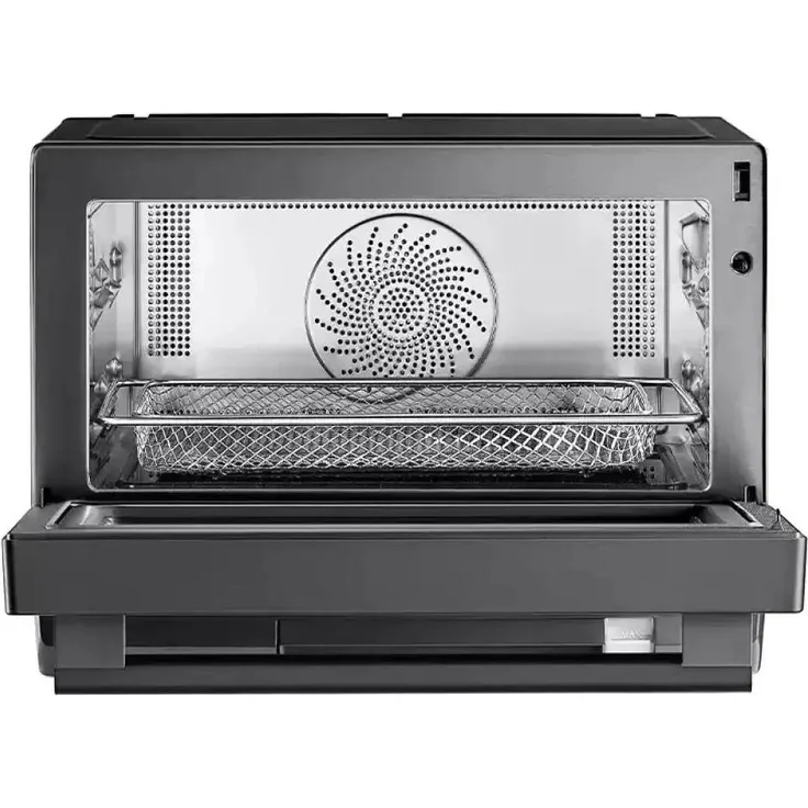 Midea MSO25H 4v1, Mikrowelle mit 25 L, 1000 W, Heißluft und Grill, Schwarz