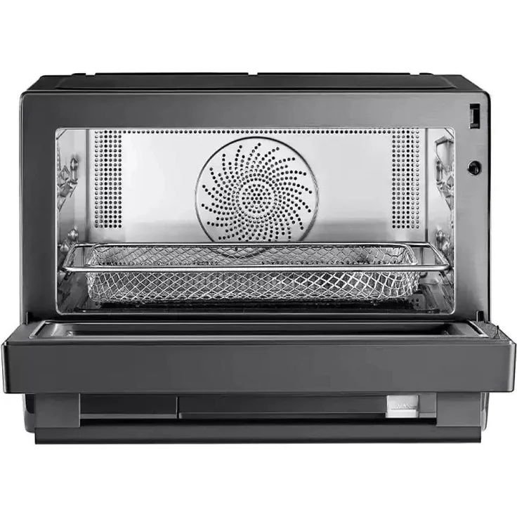 Midea MSO25H 4v1, Mikrowelle mit 25 L, 1000 W, Heißluft und Grill, Schwarz