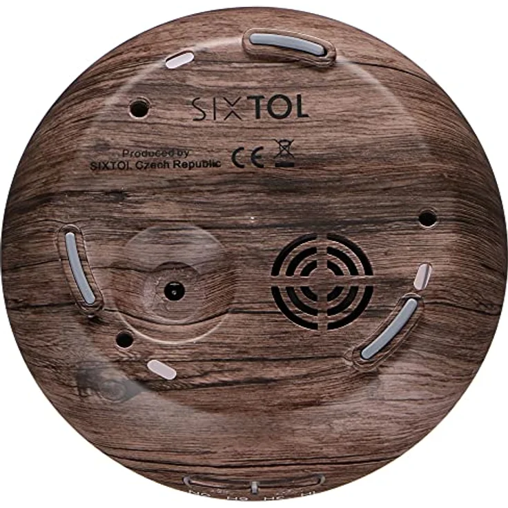 SIXTOL Vulcan Aroma Diffusor graues Holz 350ml | Ultraschall-Luftbefeuchter | Zur Luftbefeuchtung und Durchduftung von Zuhause, Schlafzimmer, Büro | Aromatherapie | Für ätherische Öle – Bild 3