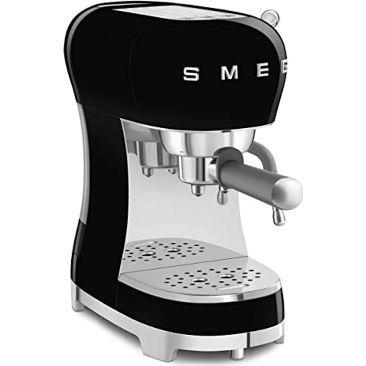 Smeg ECF02RDEU Siebträger Espresso-/Kaffemaschine schwarz, – Bild 3