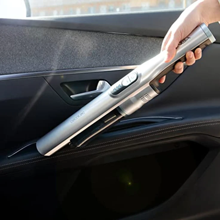 Cecotec Handstaubsauger Conga Rockstar Micro Essential. 90 W, digital, 13 kPa, Autonomie bis zu 40 min, 2 Modi, 2-in-1-Zubehör, Zubehör für Polster und Autoladestation – Bild 2
