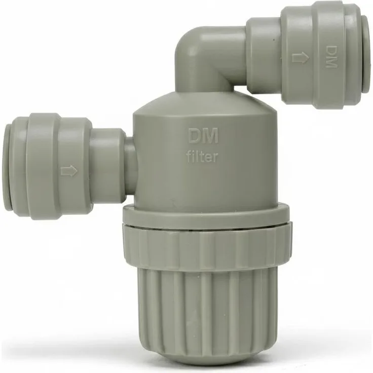 DMfit ADMF0707, Filter Strainer mit 150 Mikron Sieb, 1/2'' QC Anschlüsse, auswaschbar