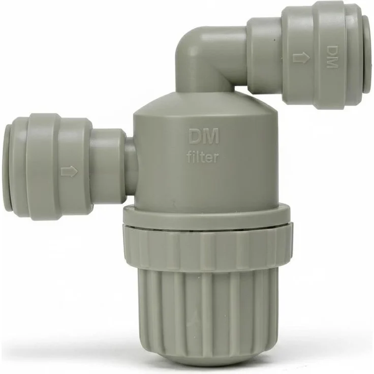DMfit ADMF0707, Filter Strainer mit 150 Mikron Sieb, 1/2'' QC Anschlüsse, auswaschbar